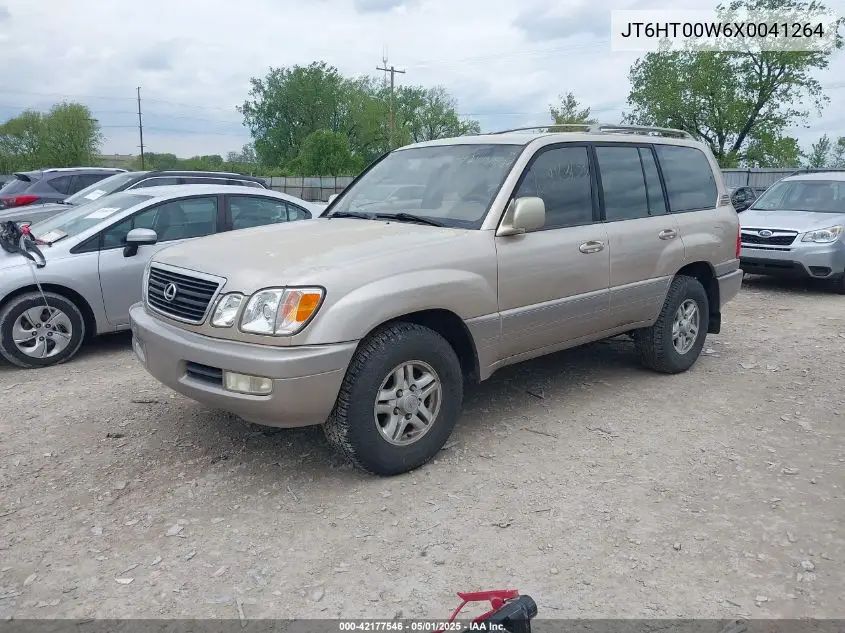 1999 Lexus Lx 470 VIN: JT6HT00W6X0041264 Lot: 42177546