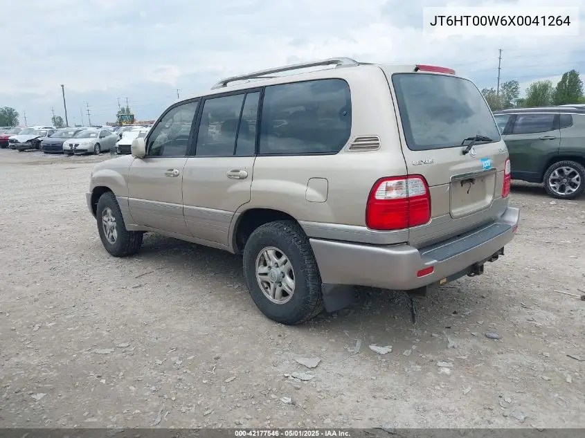 1999 Lexus Lx 470 VIN: JT6HT00W6X0041264 Lot: 42177546