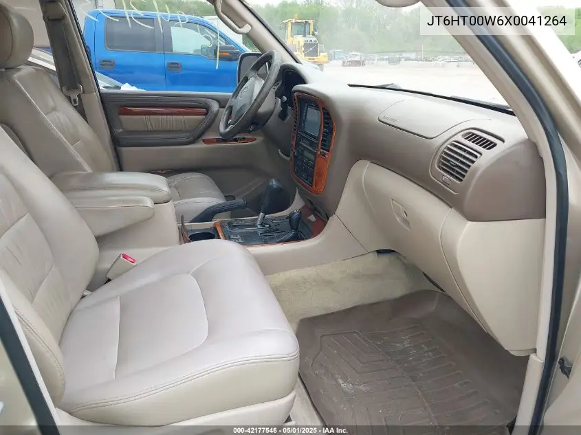 1999 Lexus Lx 470 VIN: JT6HT00W6X0041264 Lot: 42177546