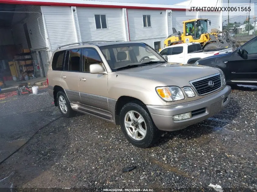 1999 Lexus Lx 470 VIN: JT6HT00WXX0061565 Lot: 42242356