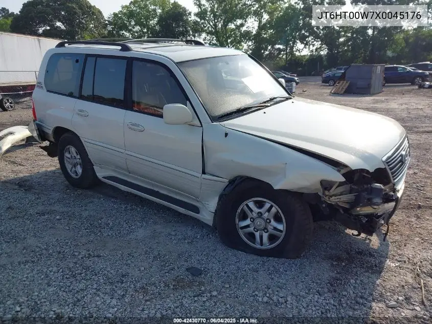1999 Lexus Lx 470 VIN: JT6HT00W7X0045176 Lot: 42430770
