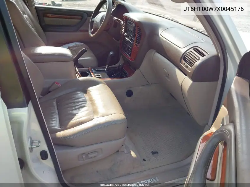 1999 Lexus Lx 470 VIN: JT6HT00W7X0045176 Lot: 42430770