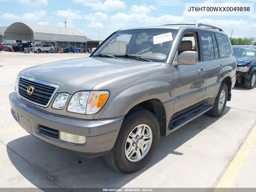 1999 Lexus Lx 470 VIN: JT6HT00WXX0049898 Lot: 42431480