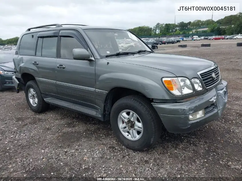 1999 Lexus Lx 470 VIN: JT6HT00W0X0045181 Lot: 42502363
