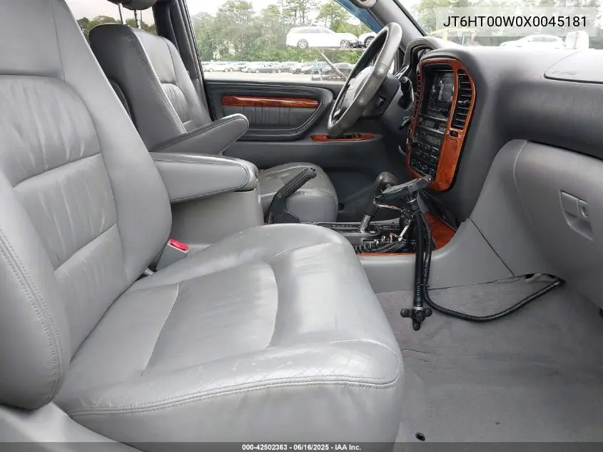 1999 Lexus Lx 470 VIN: JT6HT00W0X0045181 Lot: 42502363