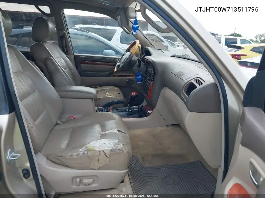 2001 Lexus Lx 470 VIN: JTJHT00W713511796 Lot: 42222574