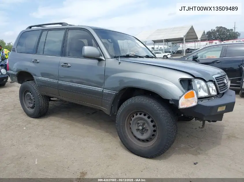 2001 Lexus Lx 470 VIN: JTJHT00WX13509489 Lot: 42227083