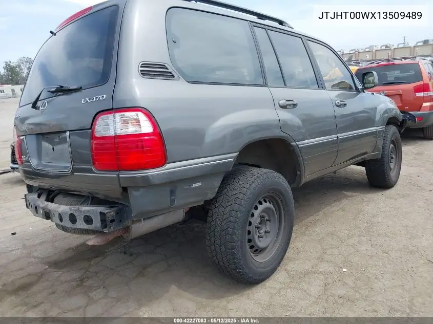2001 Lexus Lx 470 VIN: JTJHT00WX13509489 Lot: 42227083