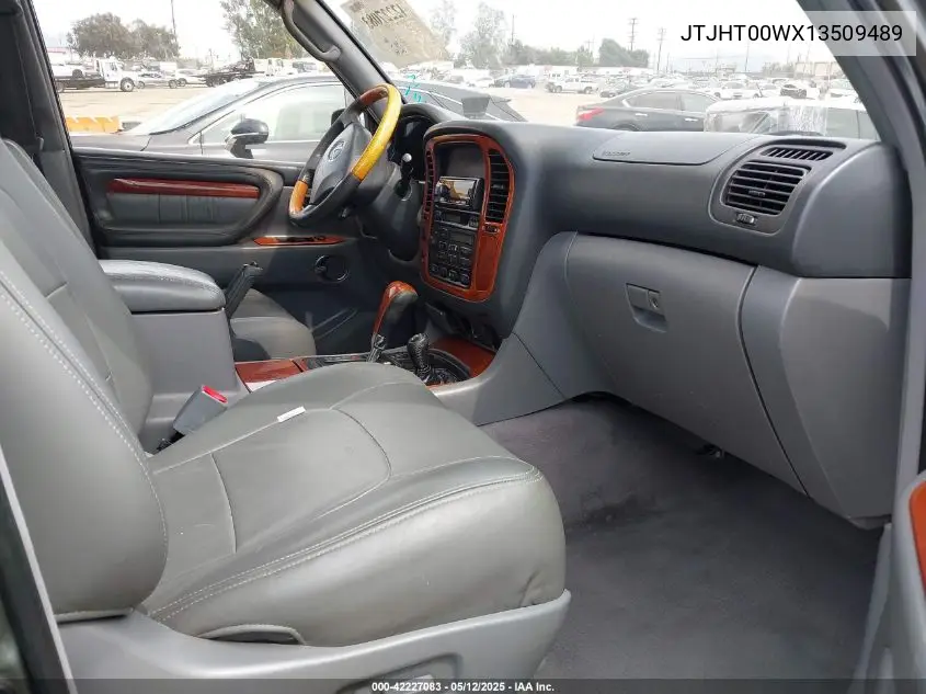 2001 Lexus Lx 470 VIN: JTJHT00WX13509489 Lot: 42227083