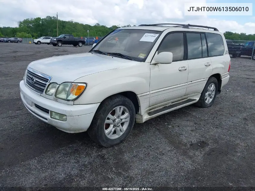 2001 Lexus Lx 470 VIN: JTJHT00W613506010 Lot: 42277268