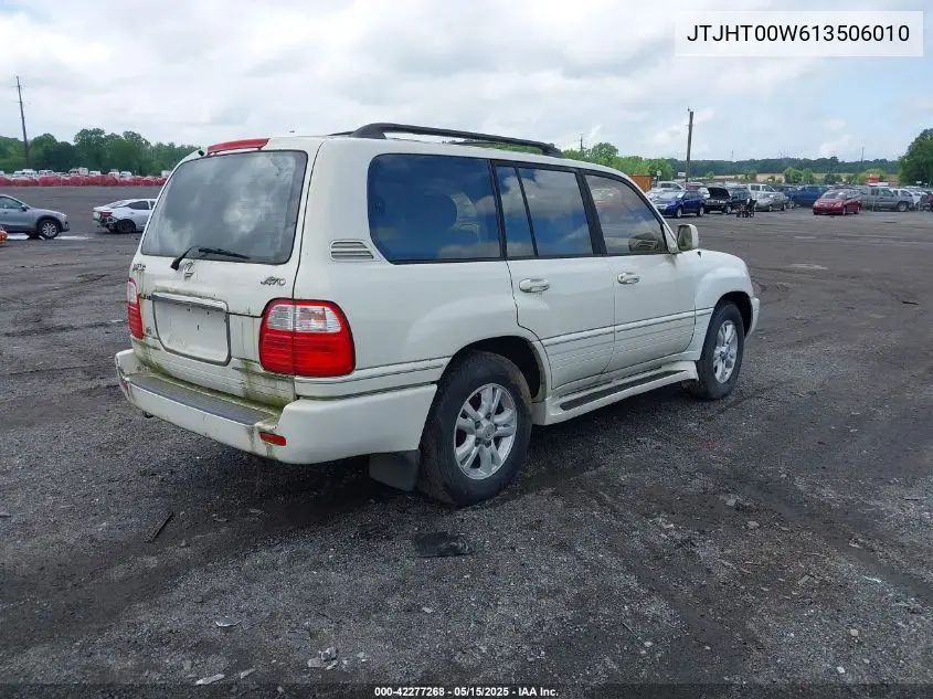 2001 Lexus Lx 470 VIN: JTJHT00W613506010 Lot: 42277268
