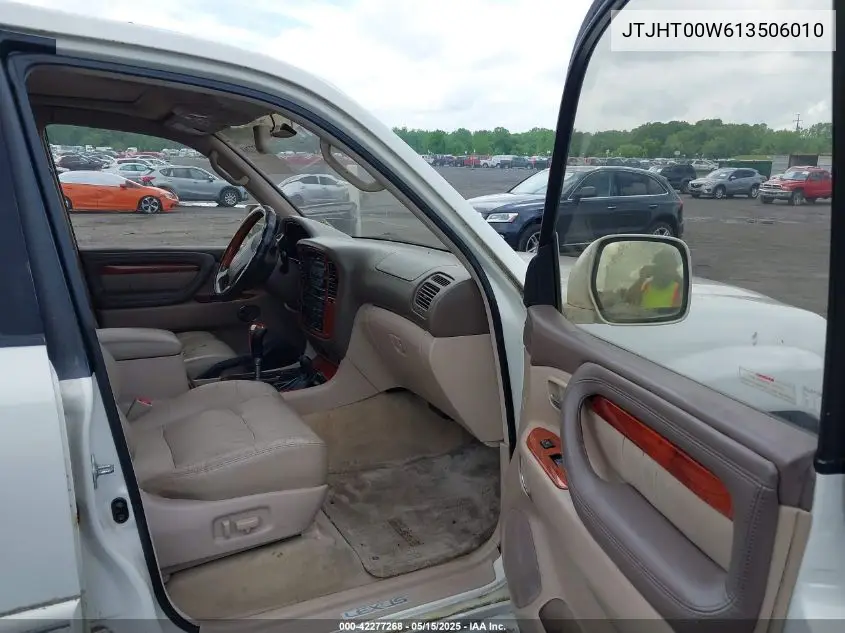 2001 Lexus Lx 470 VIN: JTJHT00W613506010 Lot: 42277268