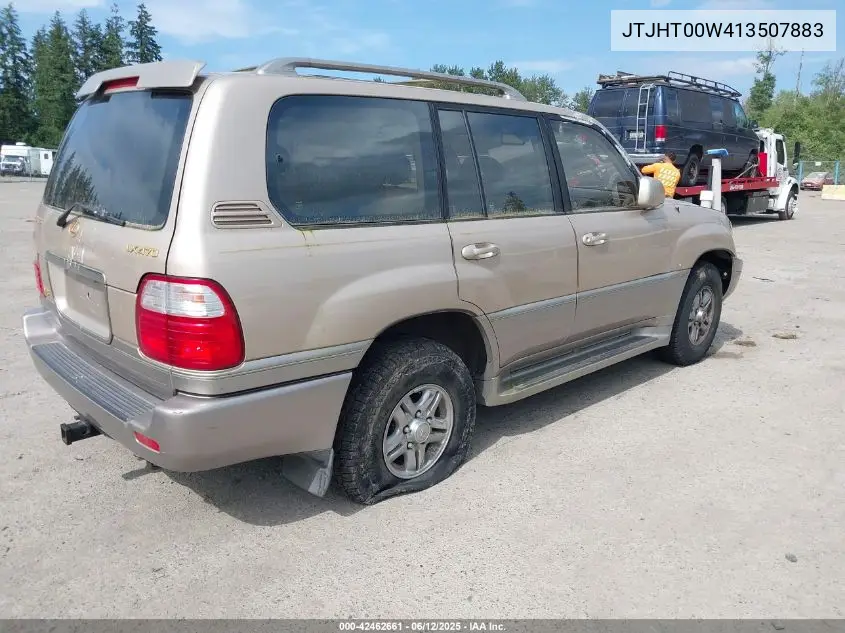 2001 Lexus Lx 470 VIN: JTJHT00W413507883 Lot: 42462661