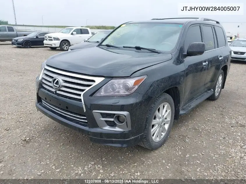 2008 Lexus Lx 570 570 VIN: JTJHY00W284005007 Lot: 12337808