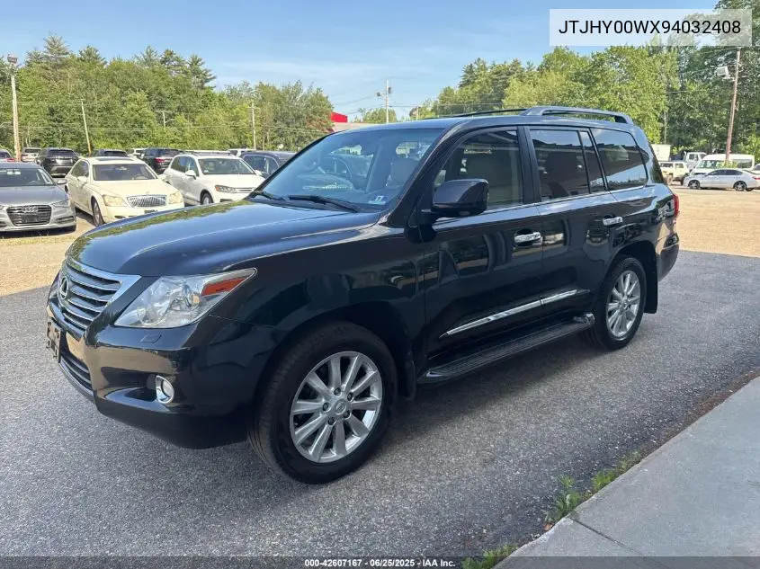 2009 Lexus Lx VIN: JTJHY00WX94032408 Lot: 42607167