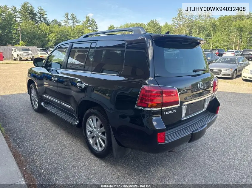 2009 Lexus Lx VIN: JTJHY00WX94032408 Lot: 42607167