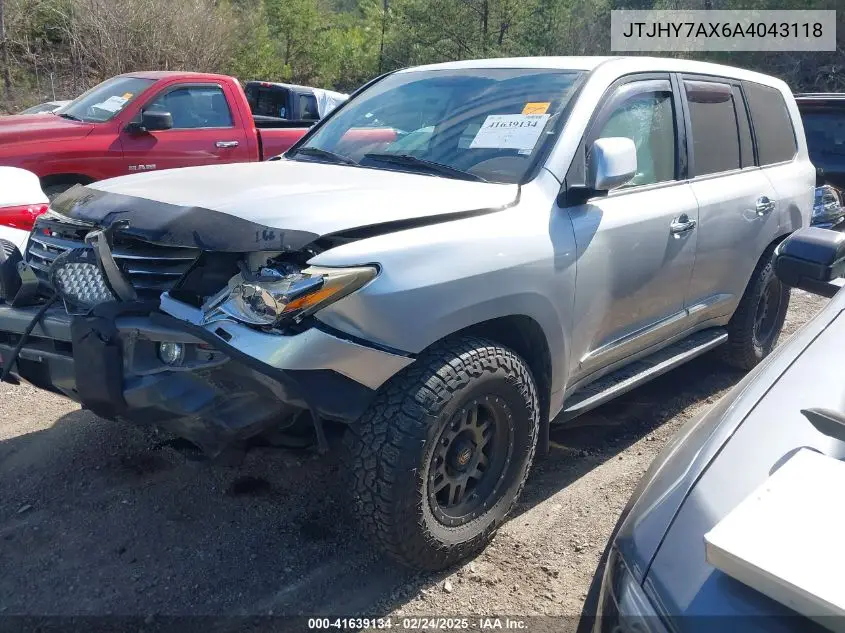 2010 Lexus Lx 570 VIN: JTJHY7AX6A4043118 Lot: 41639134