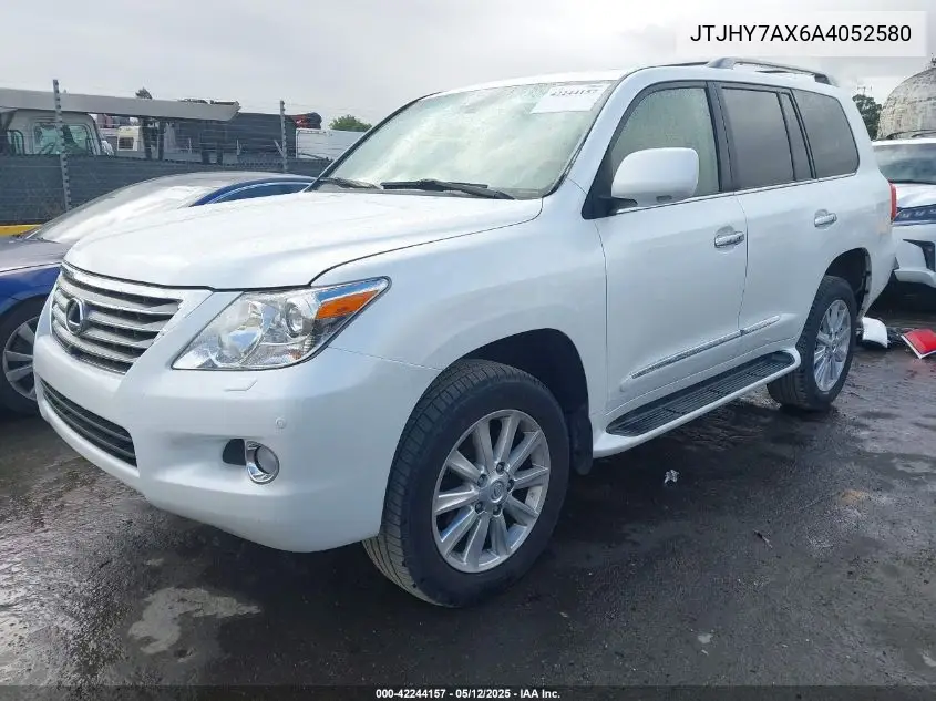 2010 Lexus Lx 570 VIN: JTJHY7AX6A4052580 Lot: 42244157