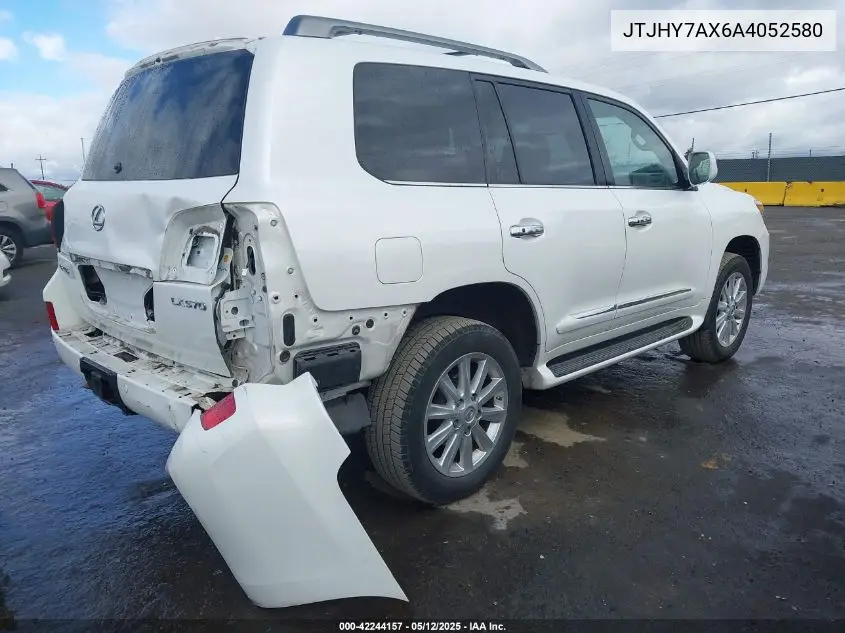 2010 Lexus Lx 570 VIN: JTJHY7AX6A4052580 Lot: 42244157