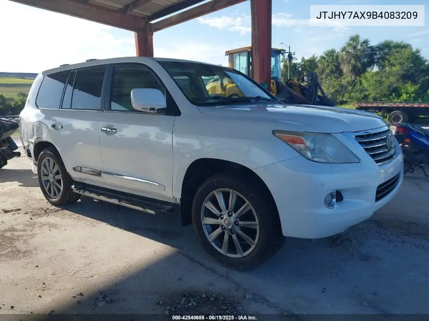 2011 Lexus Lx 570 VIN: JTJHY7AX9B4083209 Lot: 42540686