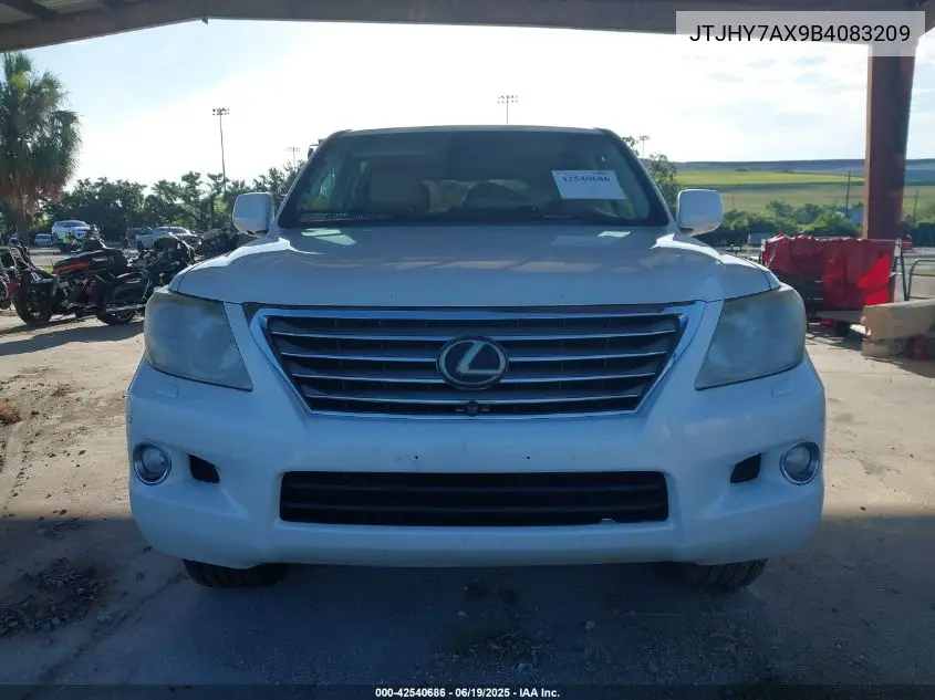 2011 Lexus Lx 570 VIN: JTJHY7AX9B4083209 Lot: 42540686