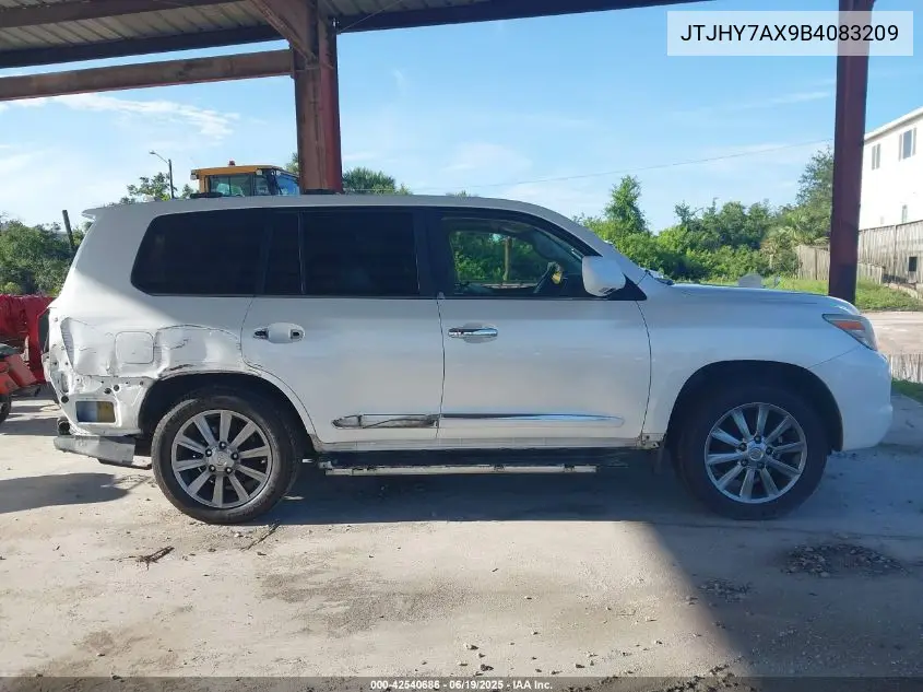 2011 Lexus Lx 570 VIN: JTJHY7AX9B4083209 Lot: 42540686