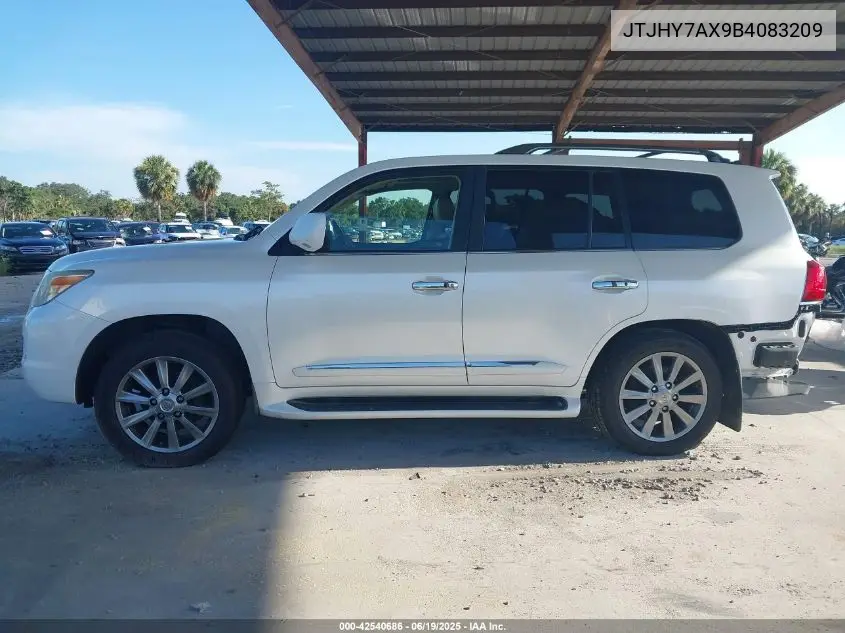 2011 Lexus Lx 570 VIN: JTJHY7AX9B4083209 Lot: 42540686
