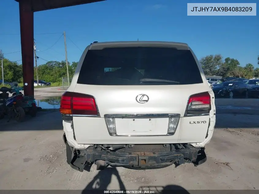 2011 Lexus Lx 570 VIN: JTJHY7AX9B4083209 Lot: 42540686