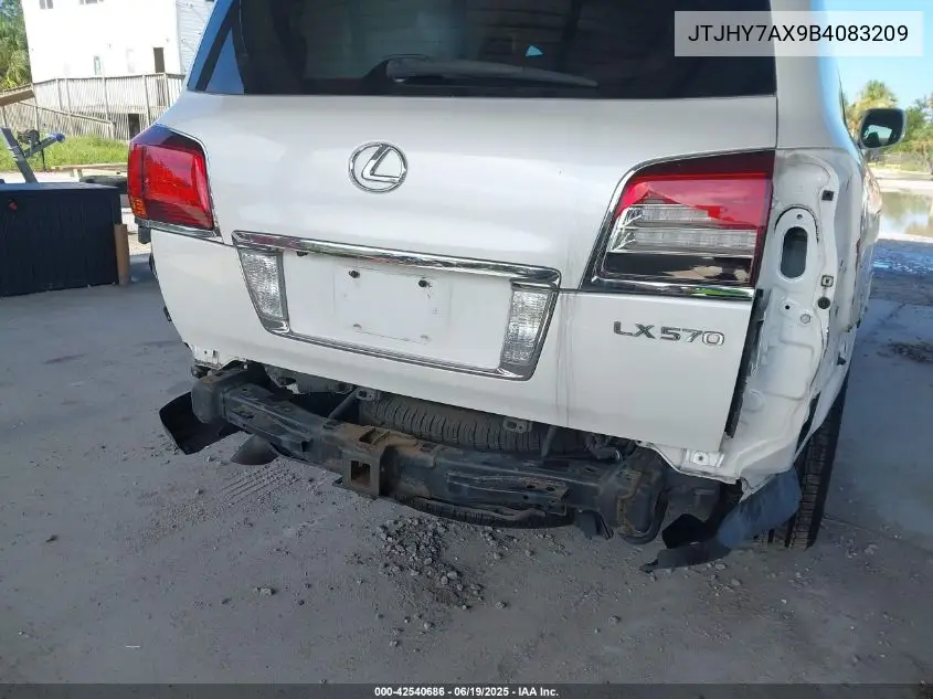 2011 Lexus Lx 570 VIN: JTJHY7AX9B4083209 Lot: 42540686