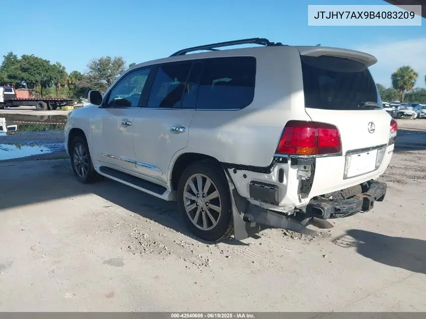 2011 Lexus Lx 570 VIN: JTJHY7AX9B4083209 Lot: 42540686