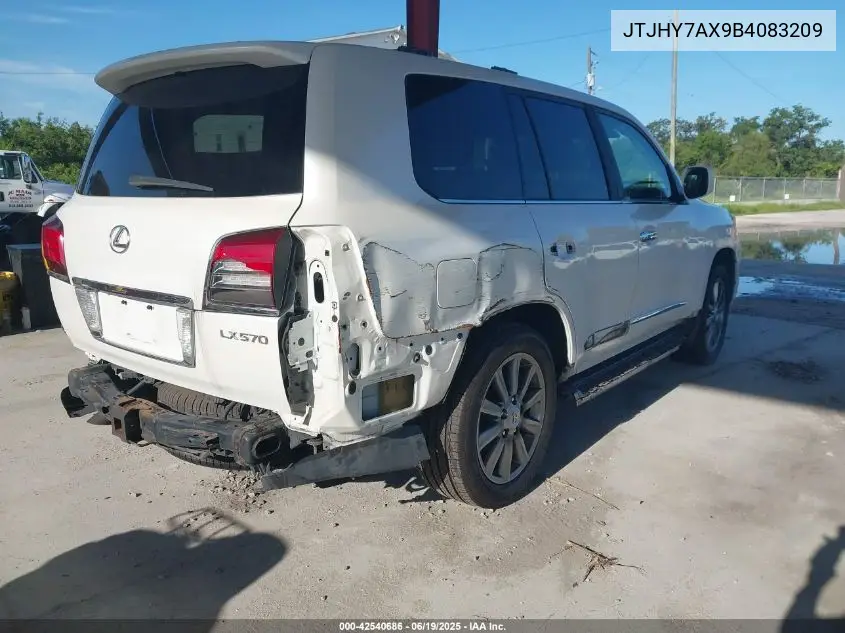 2011 Lexus Lx 570 VIN: JTJHY7AX9B4083209 Lot: 42540686