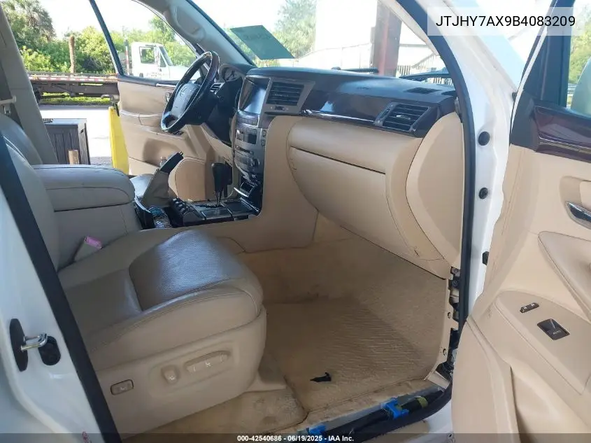 2011 Lexus Lx 570 VIN: JTJHY7AX9B4083209 Lot: 42540686