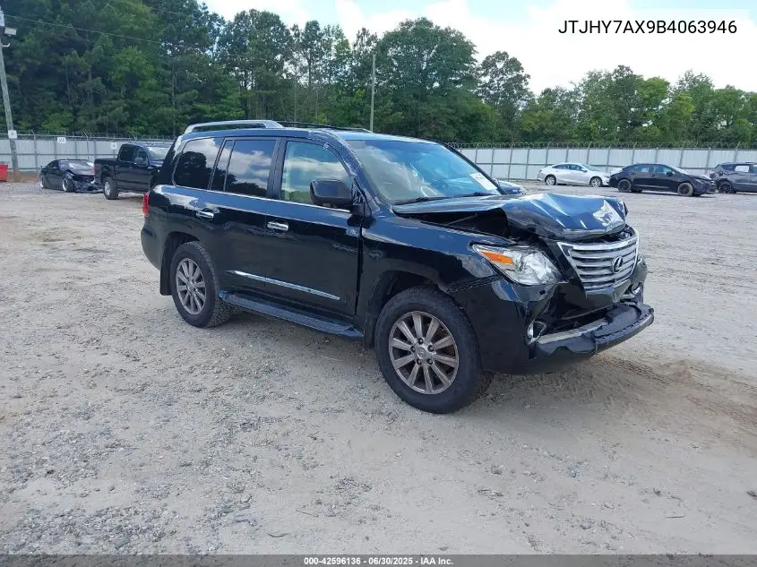 2011 Lexus Lx 570 VIN: JTJHY7AX9B4063946 Lot: 42596136