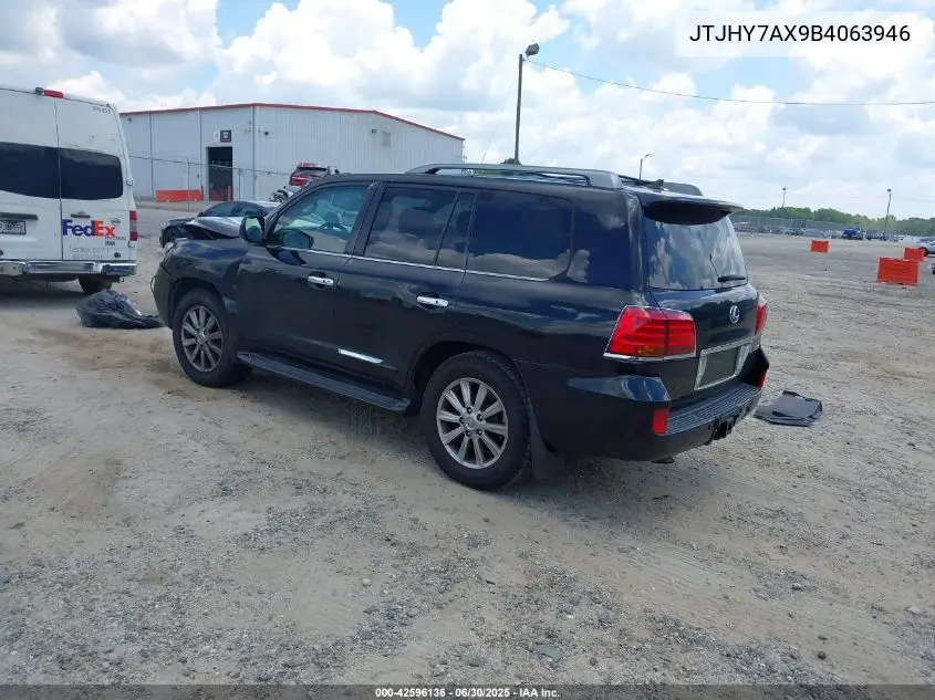 2011 Lexus Lx 570 VIN: JTJHY7AX9B4063946 Lot: 42596136