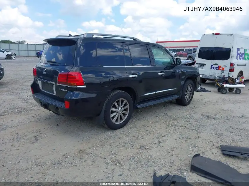 2011 Lexus Lx 570 VIN: JTJHY7AX9B4063946 Lot: 42596136