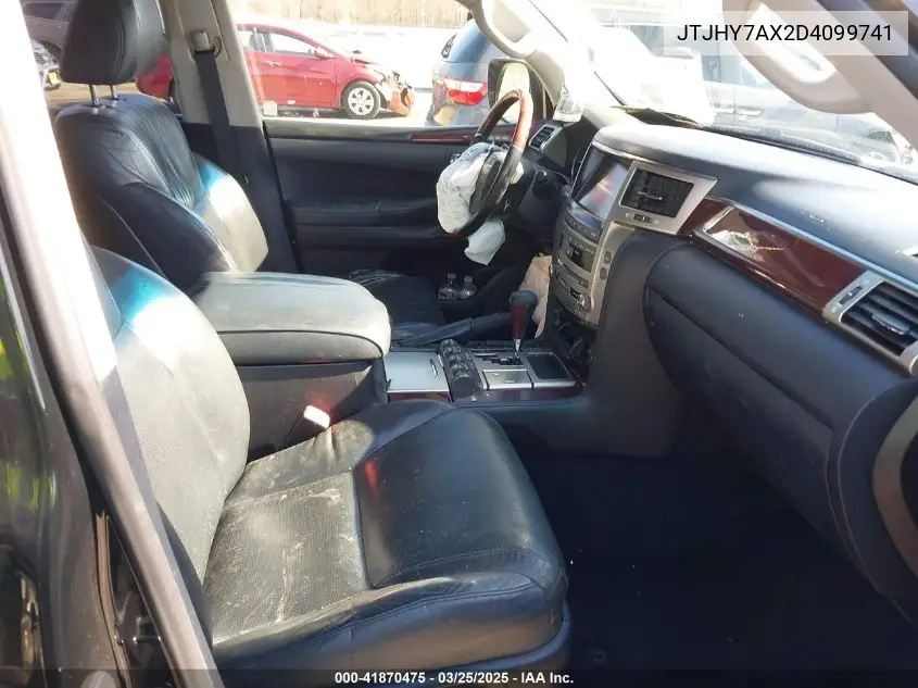 2013 Lexus Lx 570 VIN: JTJHY7AX2D4099741 Lot: 41870475