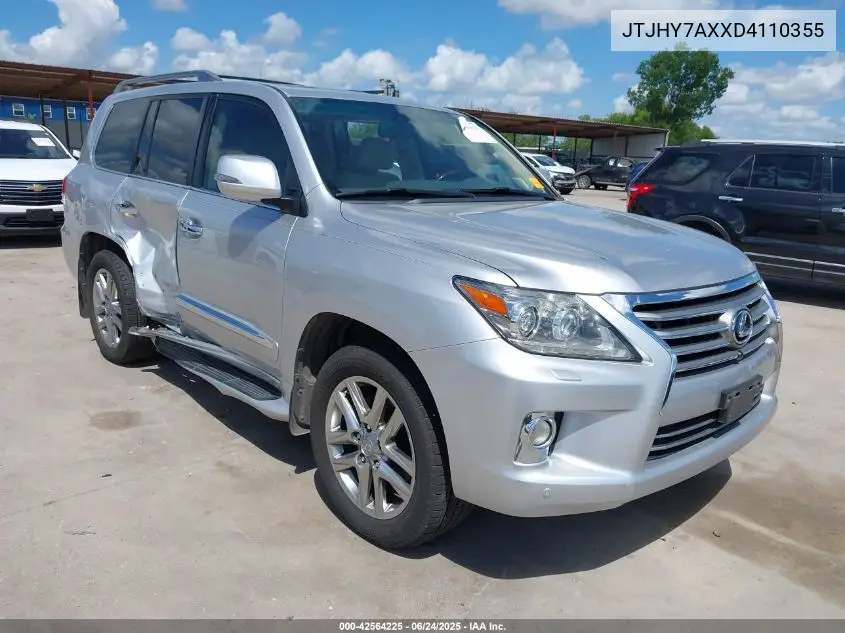 2013 Lexus Lx 570 VIN: JTJHY7AXXD4110355 Lot: 42564225