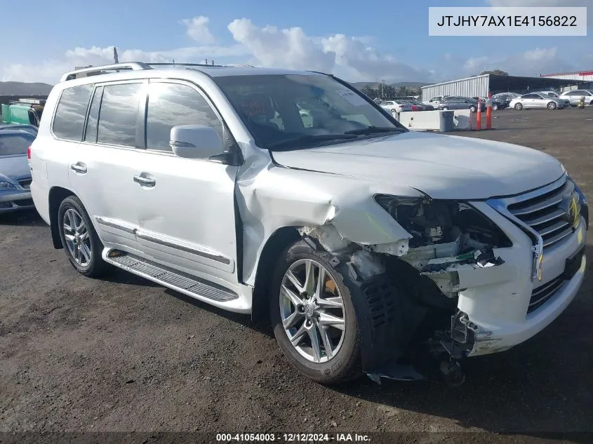 2014 Lexus Lx 570 VIN: JTJHY7AX1E4156822 Lot: 41054003