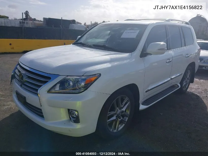 2014 Lexus Lx 570 VIN: JTJHY7AX1E4156822 Lot: 41054003