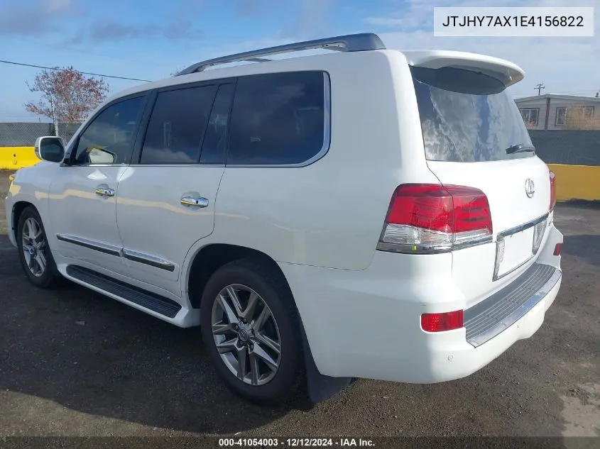 2014 Lexus Lx 570 VIN: JTJHY7AX1E4156822 Lot: 41054003