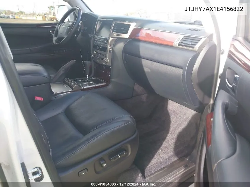 2014 Lexus Lx 570 VIN: JTJHY7AX1E4156822 Lot: 41054003