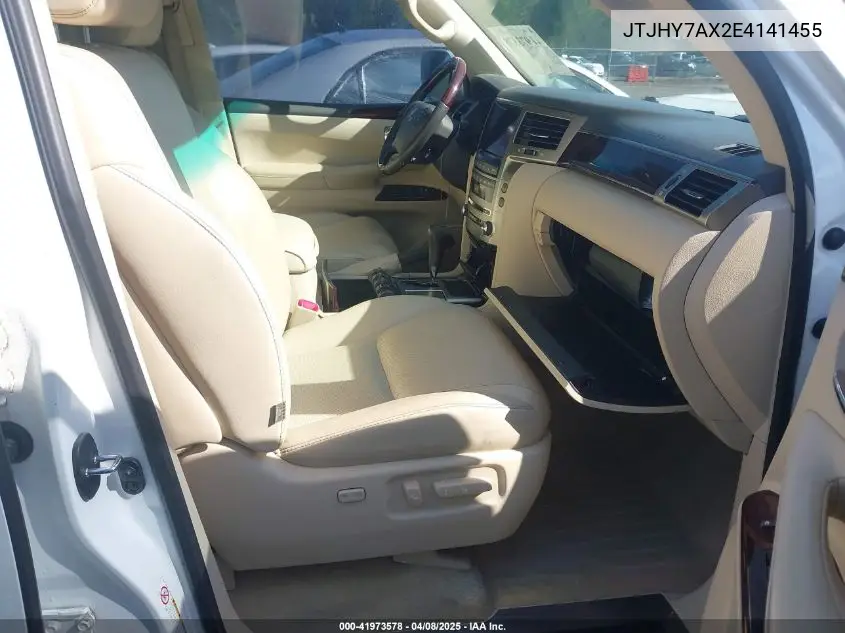 2014 Lexus Lx 570 VIN: JTJHY7AX2E4141455 Lot: 41973578