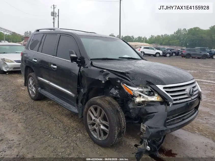 2014 Lexus Lx 570 VIN: JTJHY7AX1E4155928 Lot: 42393444