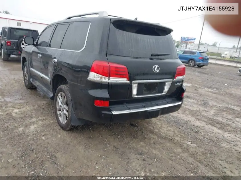 2014 Lexus Lx 570 VIN: JTJHY7AX1E4155928 Lot: 42393444