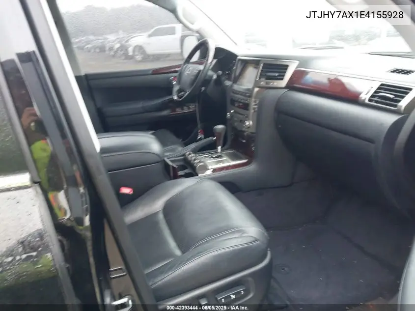 2014 Lexus Lx 570 VIN: JTJHY7AX1E4155928 Lot: 42393444
