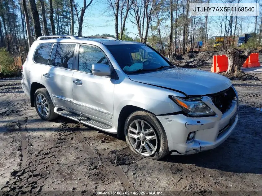 2015 Lexus Lx 570 VIN: JTJHY7AX5F4168540 Lot: 41578108