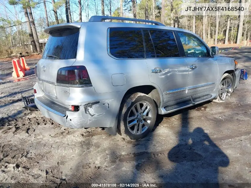 2015 Lexus Lx 570 VIN: JTJHY7AX5F4168540 Lot: 41578108