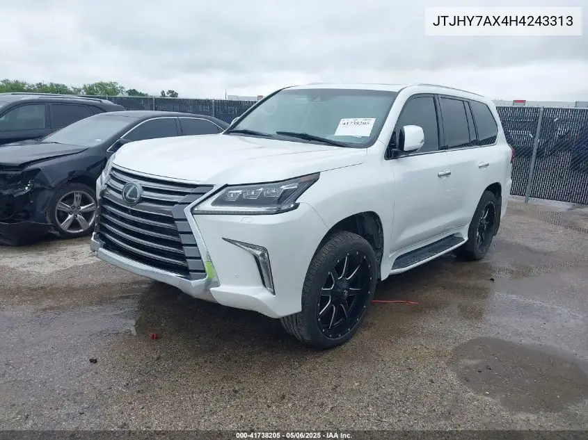2017 Lexus Lx 570 VIN: JTJHY7AX4H4243313 Lot: 41738205