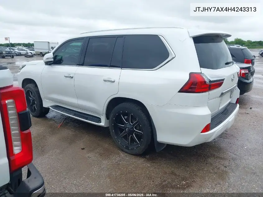 2017 Lexus Lx 570 VIN: JTJHY7AX4H4243313 Lot: 41738205