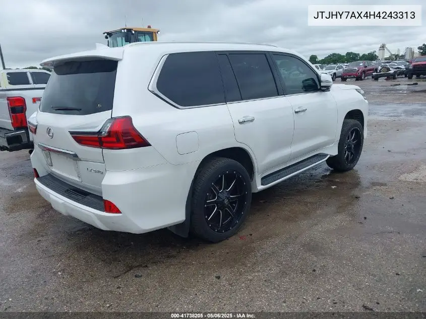 2017 Lexus Lx 570 VIN: JTJHY7AX4H4243313 Lot: 41738205